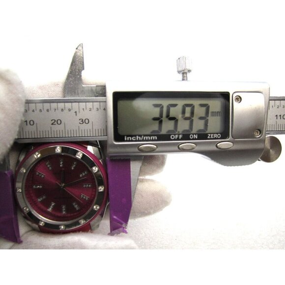 Women Anne Klein Quartz WR Analog 35mm Round Watch (H301) "New Battery" - Picture 2 of 9